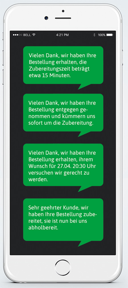Unterschiedliche SMS Möglichkeiten