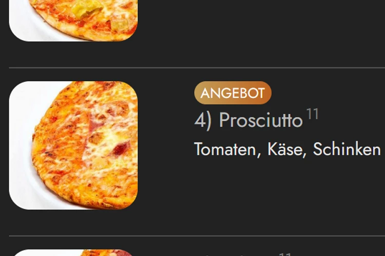 Wochenangebote: Dienstags ist Pizzatag